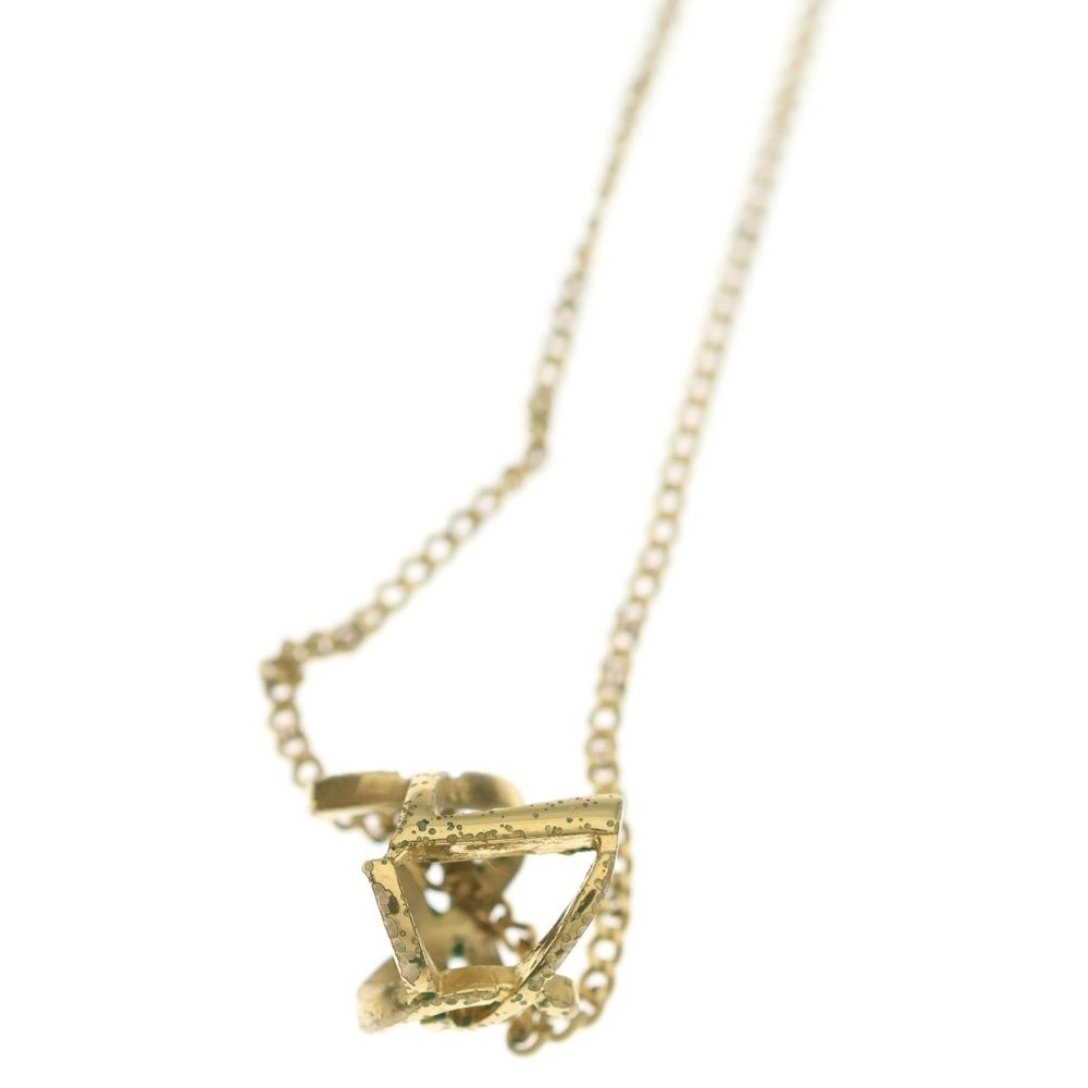 Saint Laurent Paris Cassandra Necklace Gold Plated — view 3