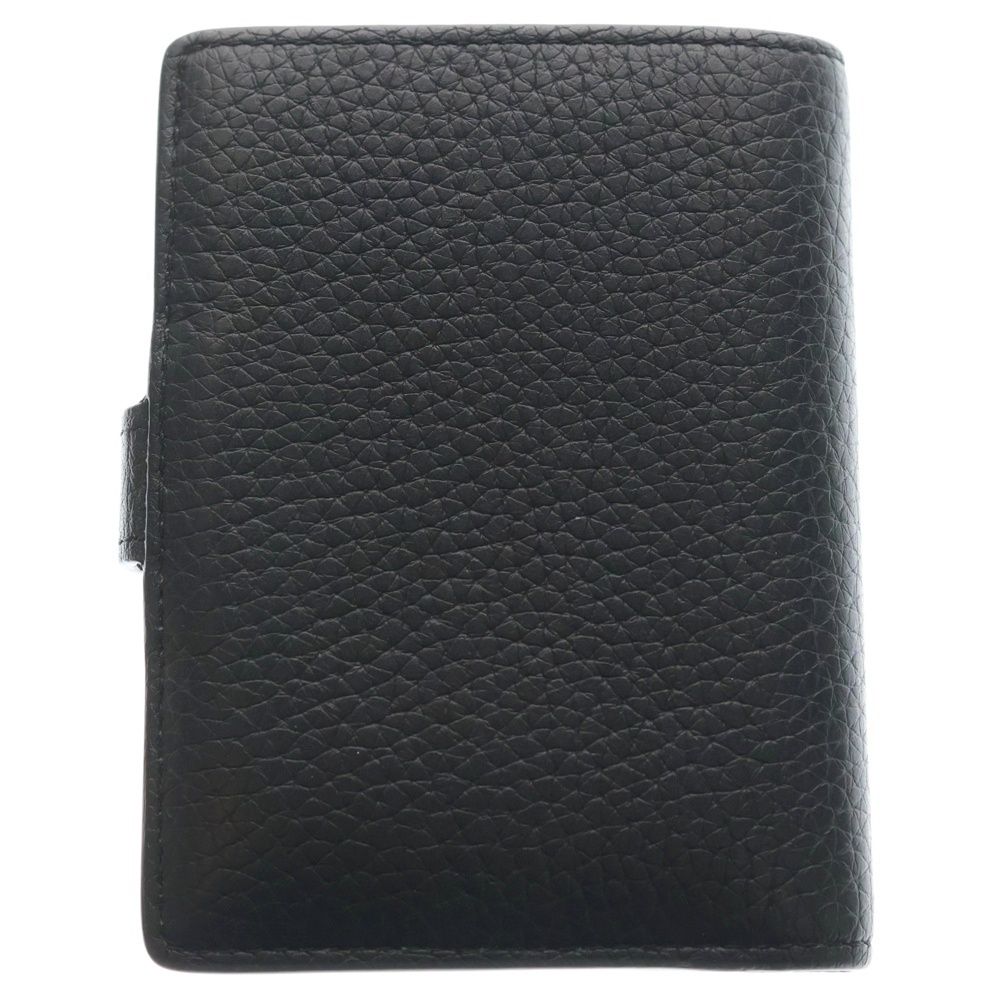 Louis Vuitton LV Vertical Wallet Compact Capucines Black Leather — view 2