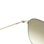 Saint Laurent Paris Asian Fit Square Frame Sunglasses Brown — view 4