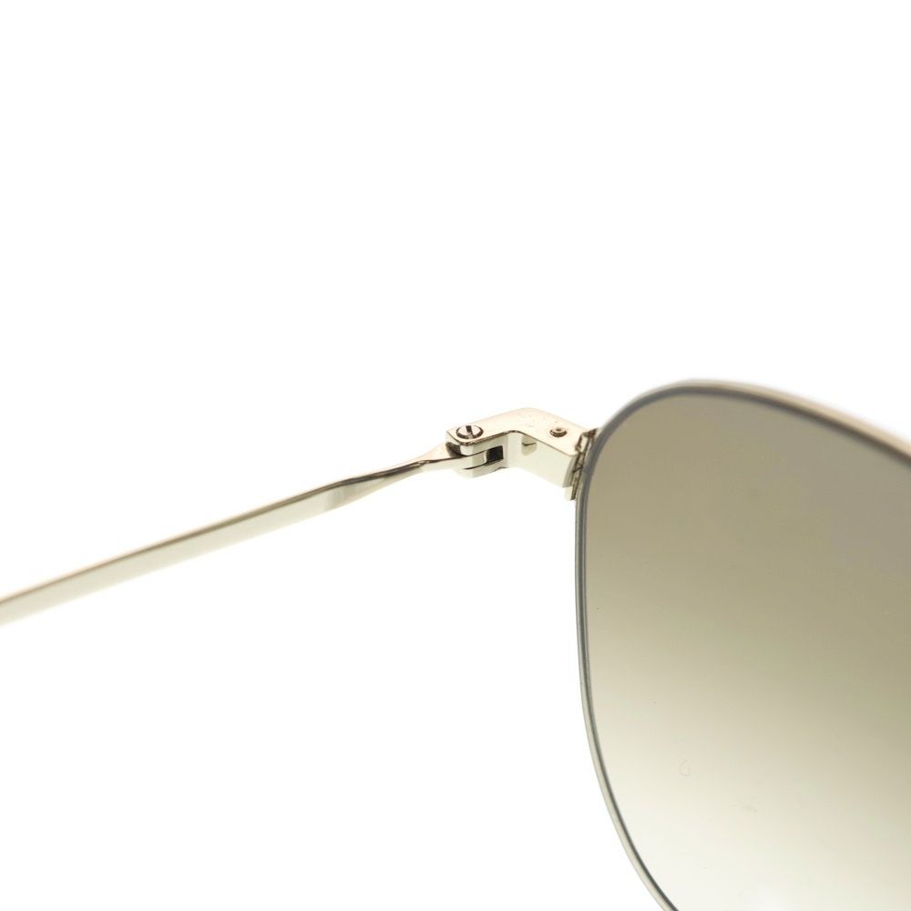 Saint Laurent Paris Asian Fit Square Frame Sunglasses Brown — view 4