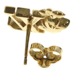 Louis Vuitton Boucle Doreil Puce Lou Glam LV Logo Rhinestone Earrings — view 5