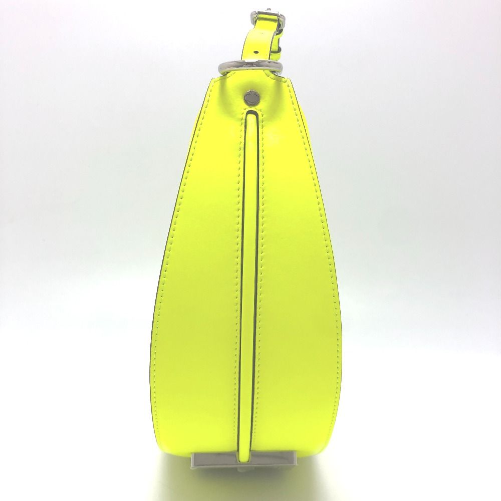 Fendi Shoulder Bag Graffiti Leather Yellow — view 3