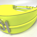 Fendi Shoulder Bag Graffiti Leather Yellow — view 6