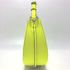 Fendi Shoulder Bag Graffiti Leather Yellow — view 4
