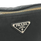 Prada Belt Bag Triangle Plate Nylon Black — view 7