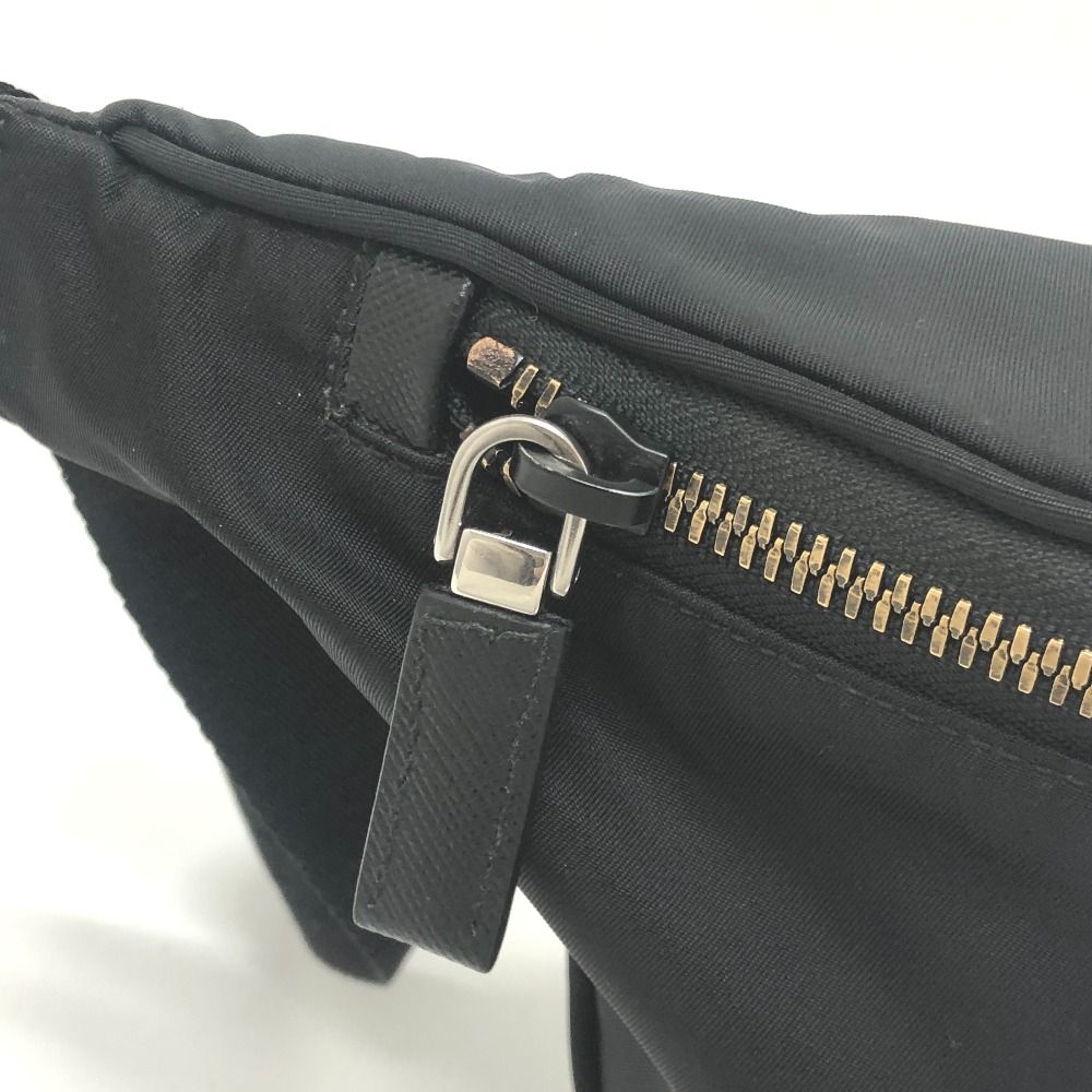 Prada Belt Bag Triangle Plate Nylon Black — view 8