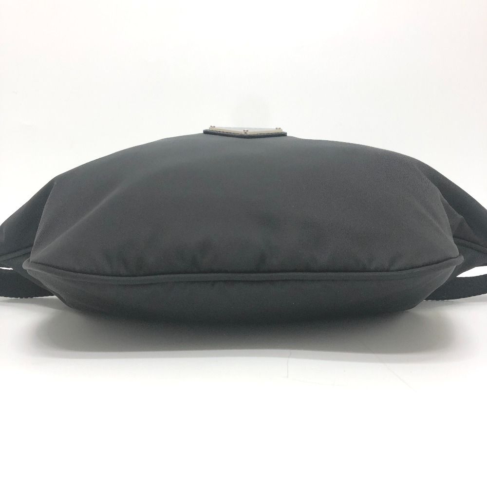 Prada Belt Bag Triangle Plate Nylon Black — view 4