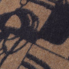 Hermes Cashmere Brides de Gala Order Scarf Brown Black — view 5
