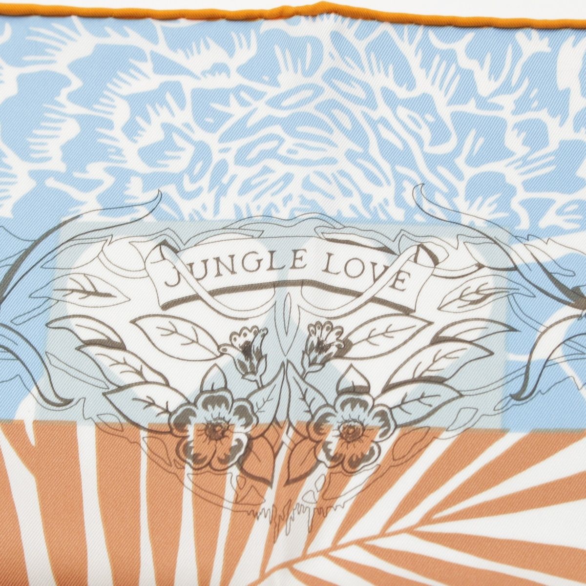 Hermes Jungle Love AU Tampon Silk Carre 70 Scarf — view 7