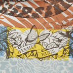 Hermes Jungle Love AU Tampon Silk Carre 70 Scarf — view 6
