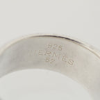 Hermes Vintage Cheval Hose Ring 925 Sterling Silver 52 — view 9