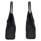 Gucci Jackie Black Silver GG Canvas Leather 002 Tote — view 8