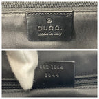 Gucci Jackie Black Silver GG Canvas Leather 002 Tote — view 3