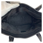Gucci Black GG Canvas Leather 002 Tote — view 8