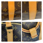Louis Vuitton Monogram Keepall 60 Brown Gold Boston Bag — view 5