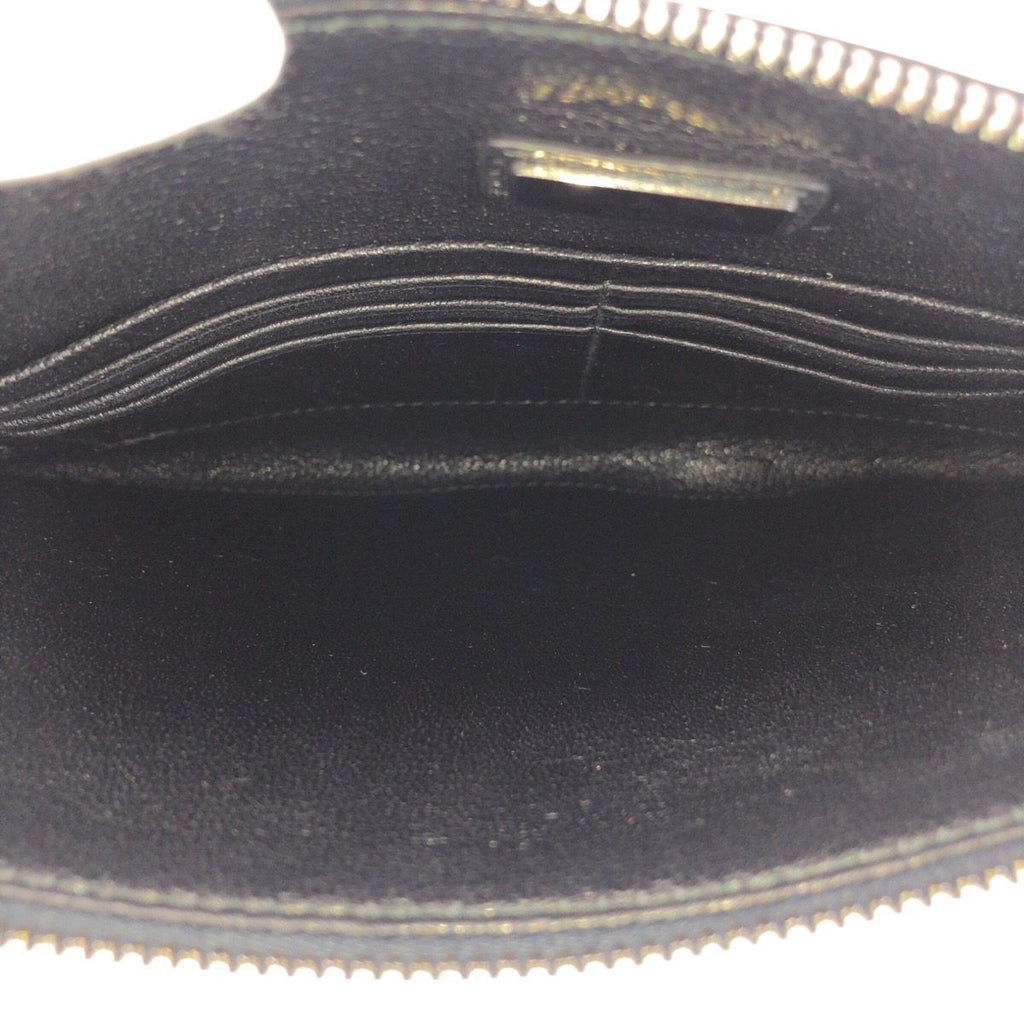 Prada Saffiano Navy Orange Silver Leather Clutch Navyorange — view 7