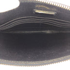 Prada Saffiano Navy Orange Silver Leather Clutch Navyorange — view 7