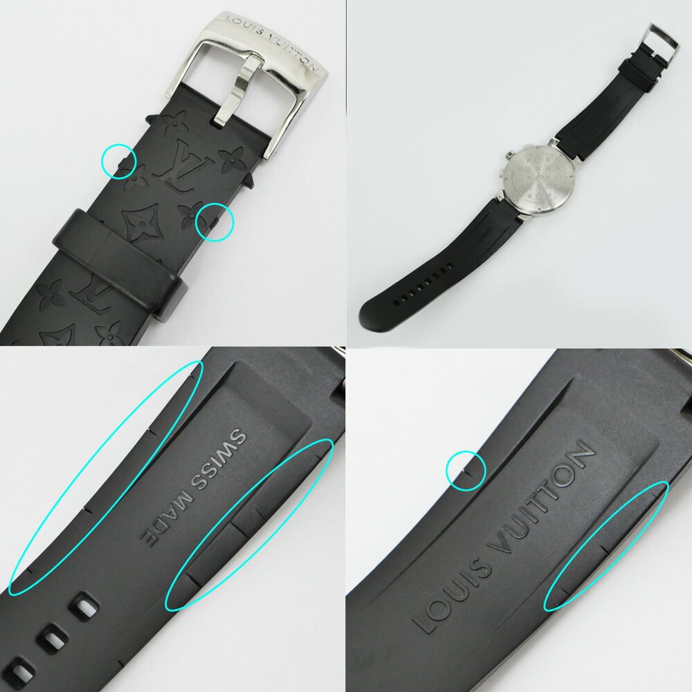 Louis Vuitton Tambour la Bree Cup Chronograph Black Dial Watch — view 6