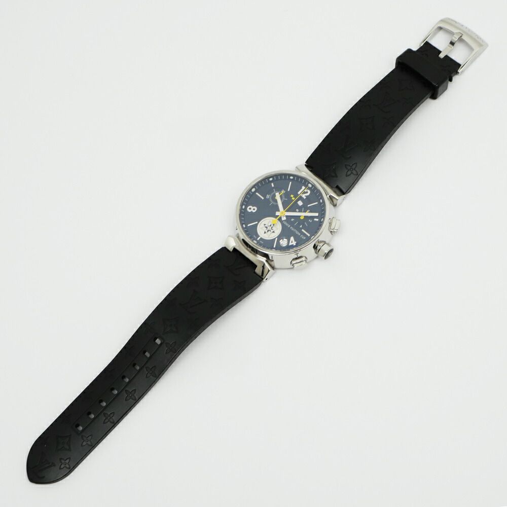 Louis Vuitton Tambour la Bree Cup Chronograph Black Dial Watch — view 2