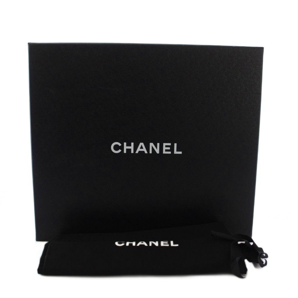 Chanel Lace Up Combat Boots Velvet CC Logo 37C Black — view 9