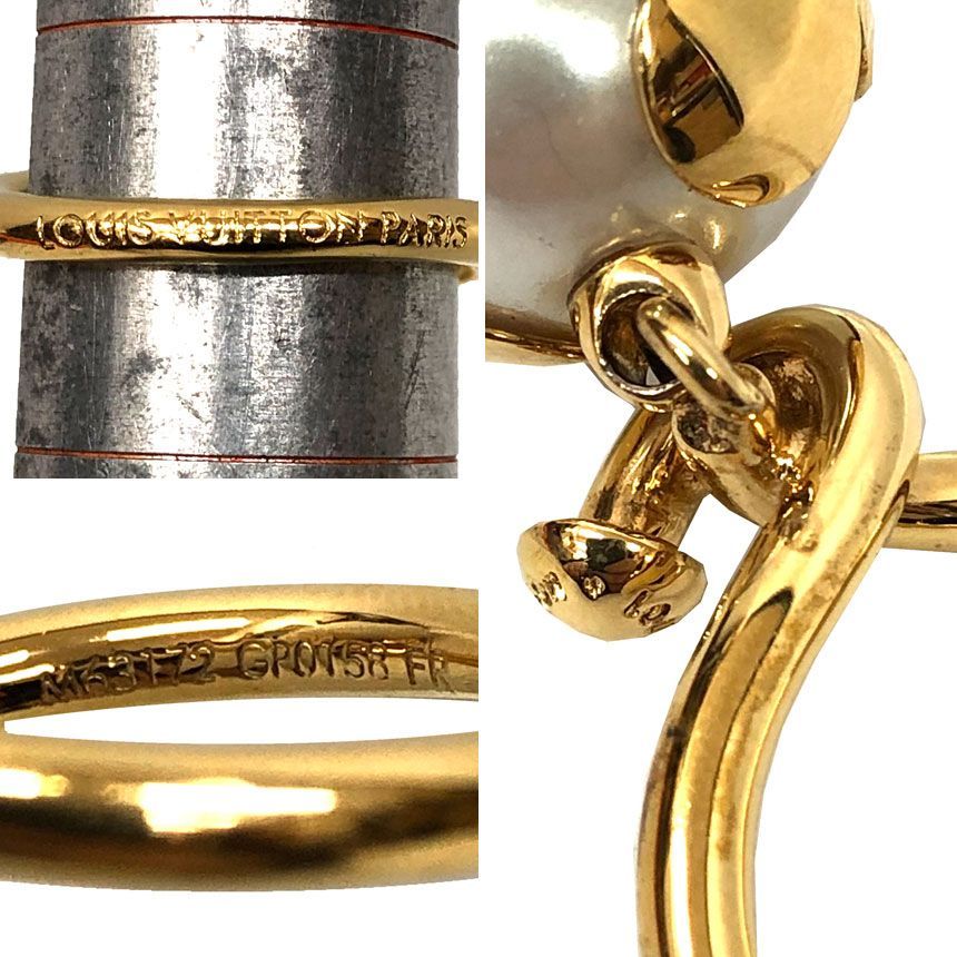 Louis Vuitton Bag Knotty Pearl Monogram L Gold Ring — view 4