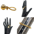 Louis Vuitton Bag Knotty Pearl Monogram L Gold Ring — view 2