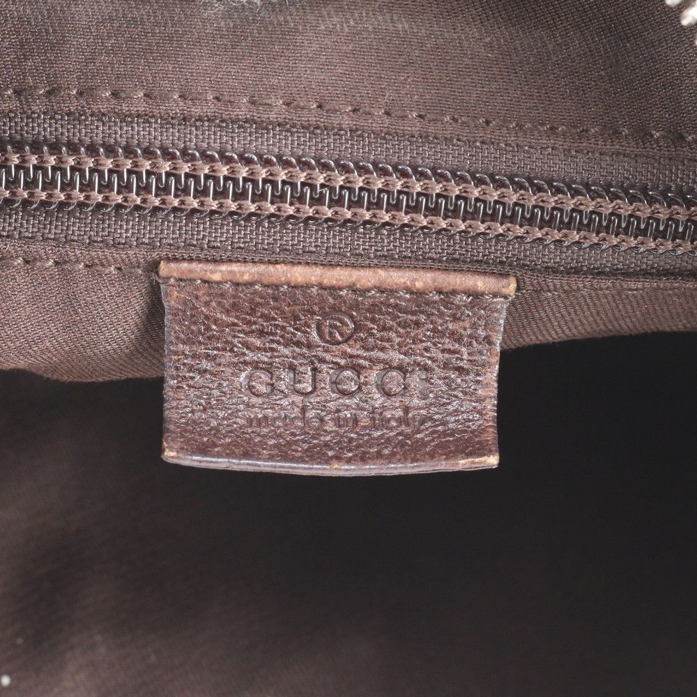 Gucci GG Canvas Leather Shoulder Bag — view 7