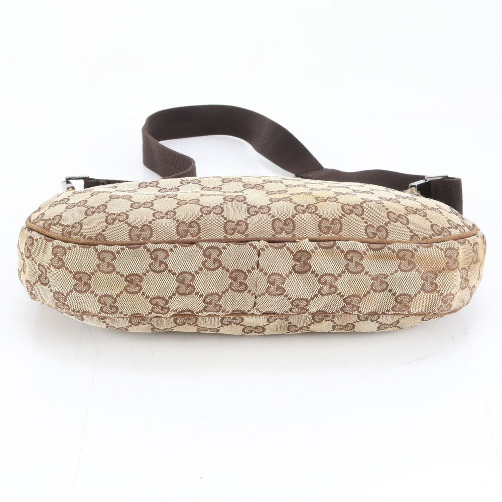 Gucci GG Canvas Leather Shoulder Bag — view 4