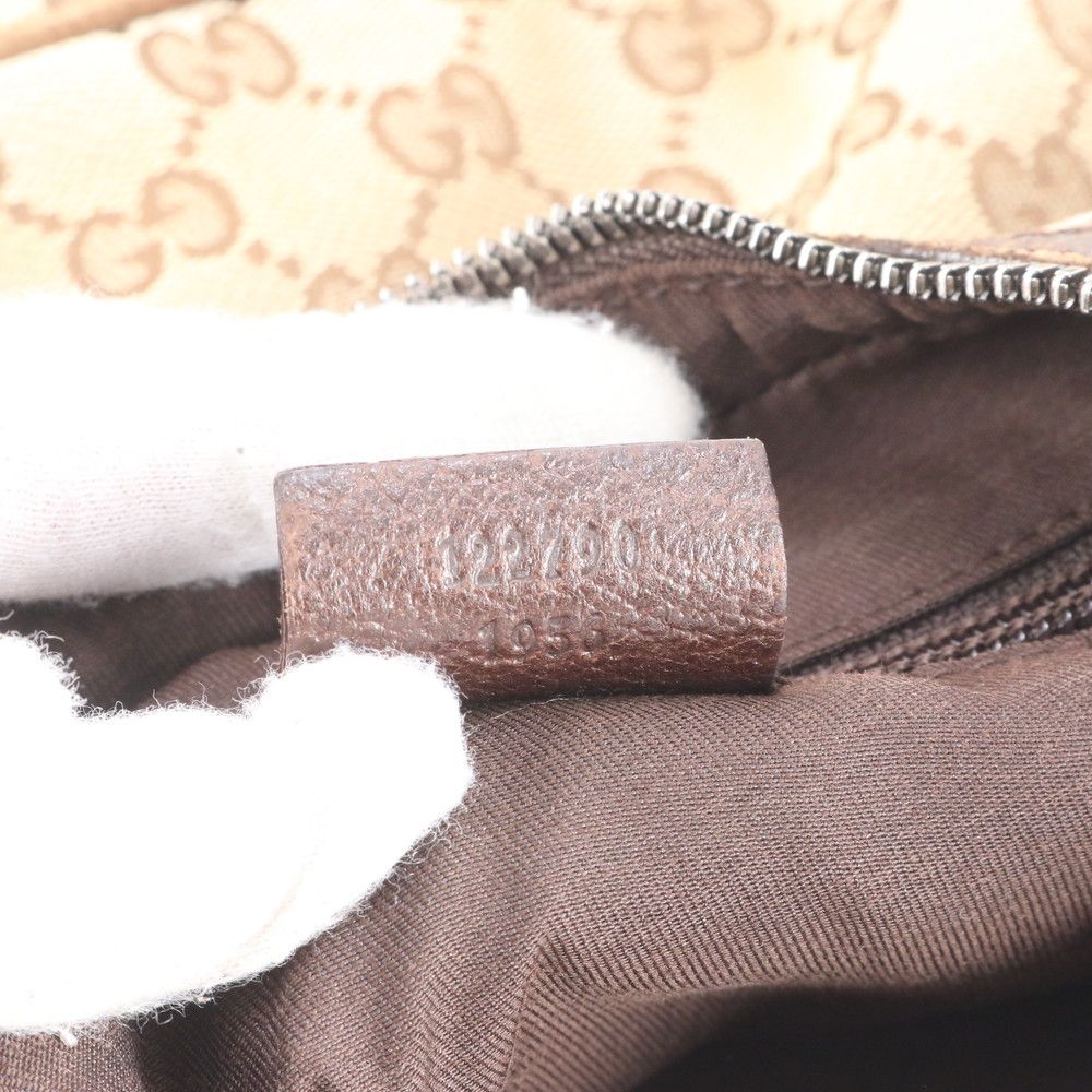 Gucci GG Canvas Leather Shoulder Bag — view 8