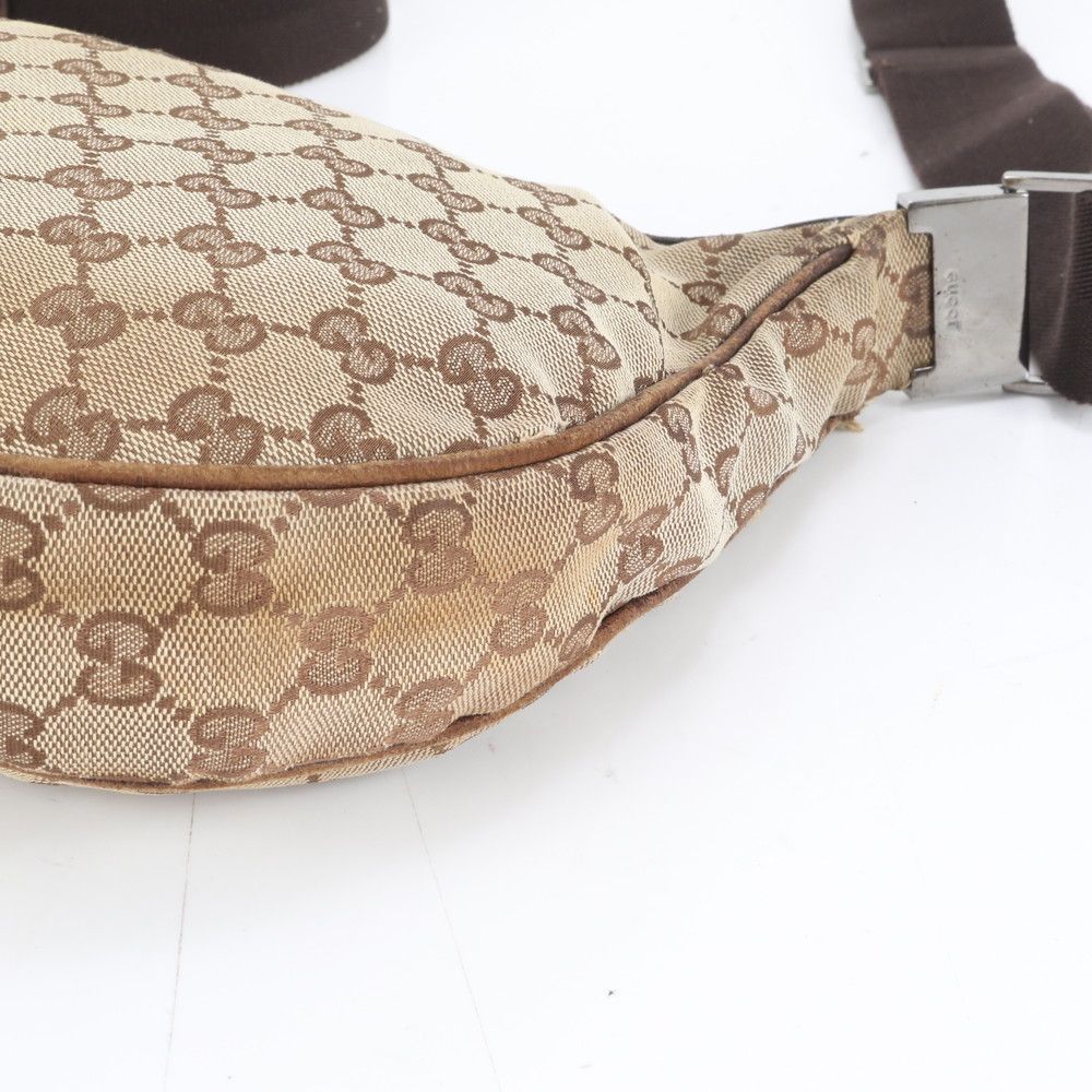 Gucci GG Canvas Leather Shoulder Bag — view 3