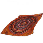Hermes Scarf Carre 90 Pleated Silk Orange — view 6