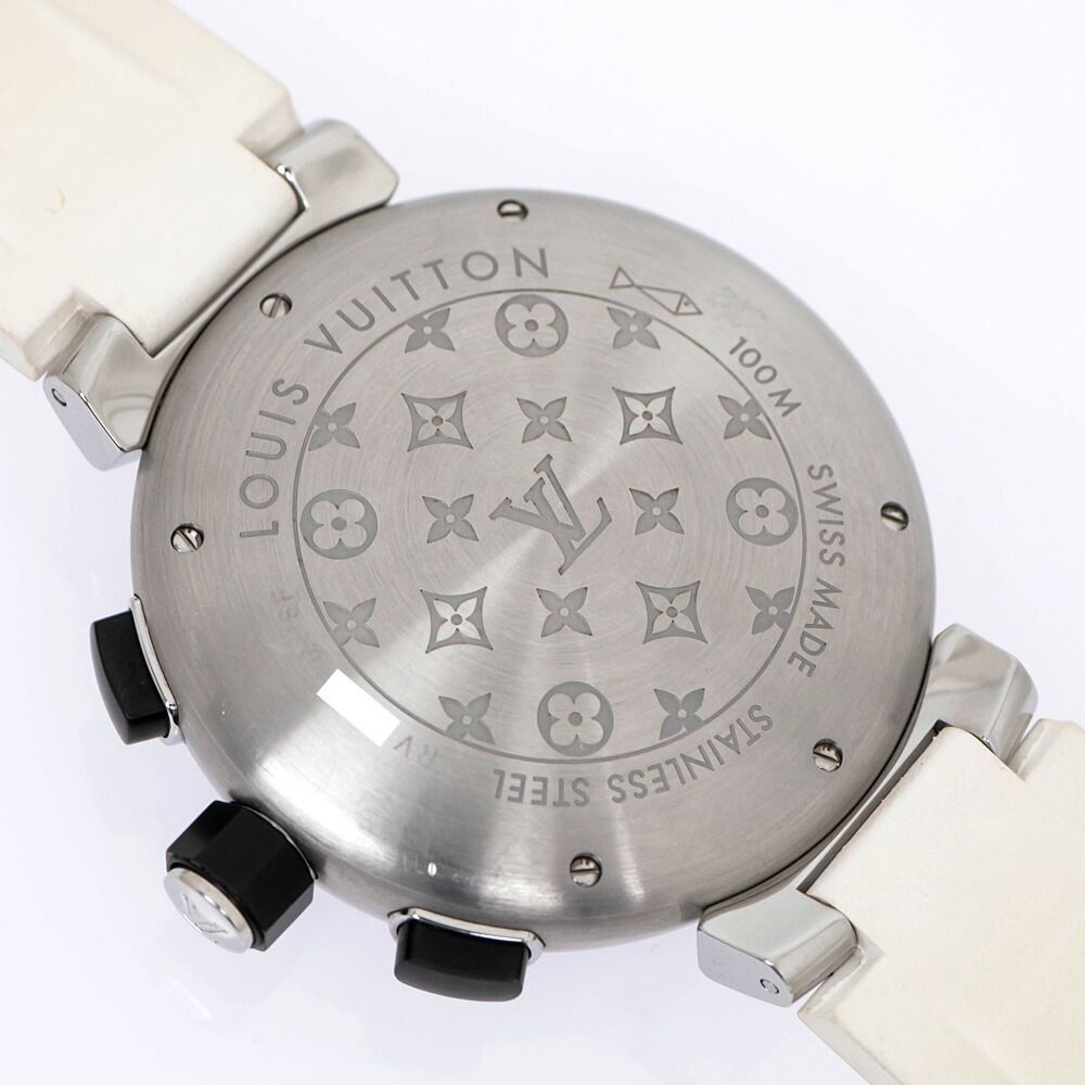 Louis Vuitton Tambour in Black Digital Analog Watch — view 6