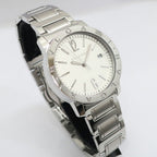 Bvlgari Silver Box and Paper Automatic Watch — view 3