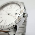 Bvlgari Silver Box and Paper Automatic Watch — view 7