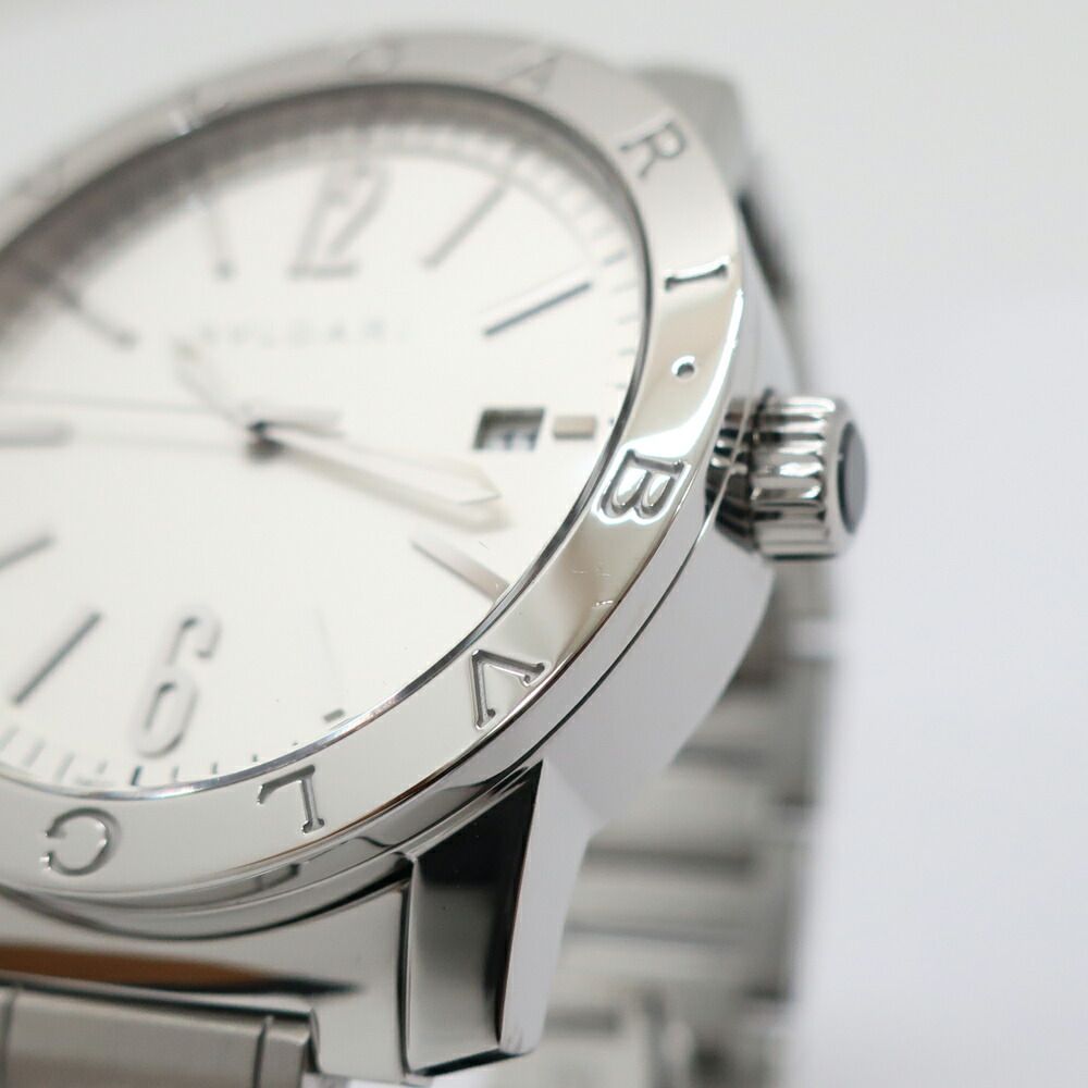 Bvlgari Silver Box and Paper Automatic Watch — view 7