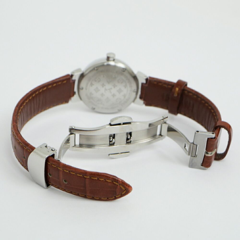 Louis Vuitton Tambour PM Brea Pink Shell Dial Watch — view 3