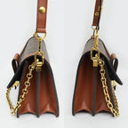Louis Vuitton Monogram Reverse Dauphine MM Shoulder Bag Brown — view 2