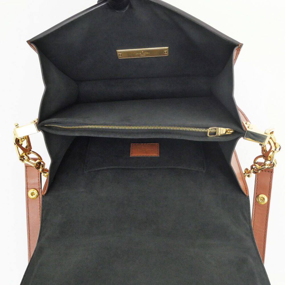 Louis Vuitton Monogram Reverse Dauphine MM Shoulder Bag Brown — view 5