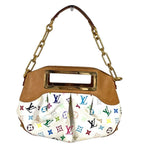Louis Vuitton Handbag Judy PM Monogram Multicolor Canvas Bronze White — view 2