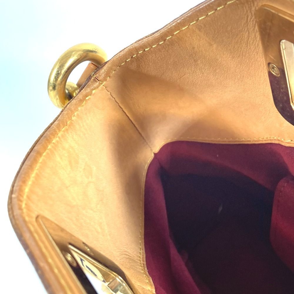Louis Vuitton Handbag Judy PM Monogram Multicolor Canvas Bronze White — view 3