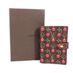 Louis Vuitton Notebook Cover Agenda PM Monogram Cherry Canvas Brown — view 2