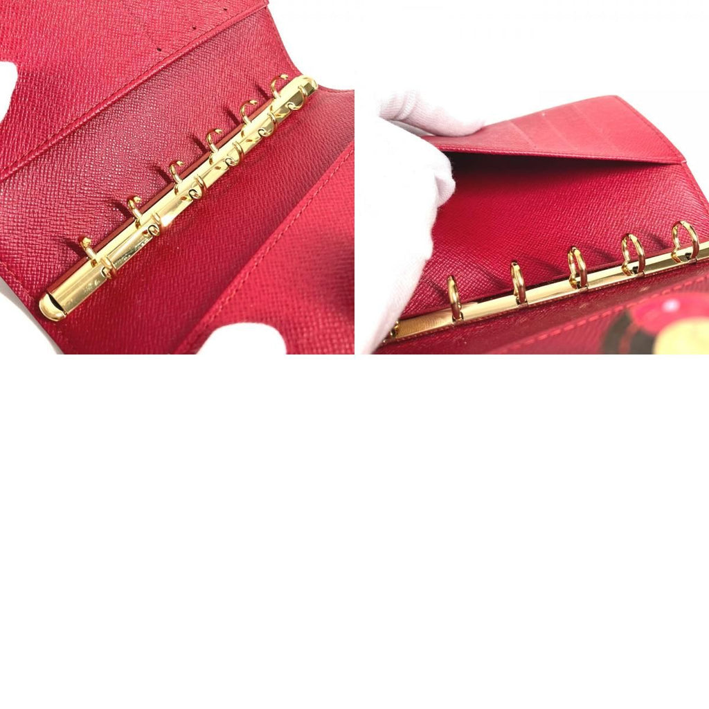 Louis Vuitton Notebook Cover Agenda PM Monogram Cherry Canvas Brown — view 9