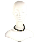 Gucci Necklace Bamboo Logo Choker Aluminum Black — view 7