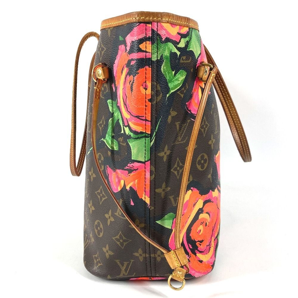 Louis Vuitton Tote Neverfull MM Monogram Canvas Pink — view 4