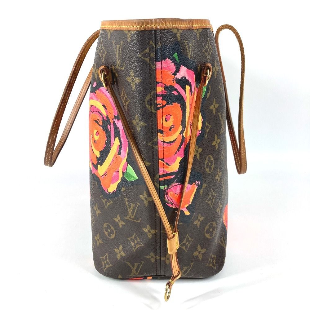 Louis Vuitton Tote Neverfull MM Monogram Canvas Pink — view 3
