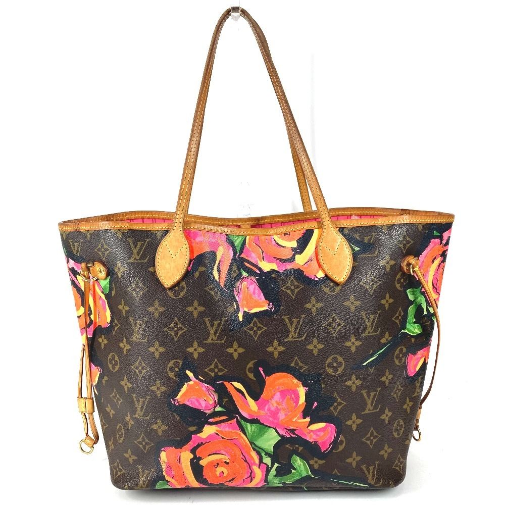 Louis Vuitton Tote Neverfull MM Monogram Canvas Pink — view 2