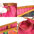 Louis Vuitton Tote Neverfull MM Monogram Canvas Pink — view 9