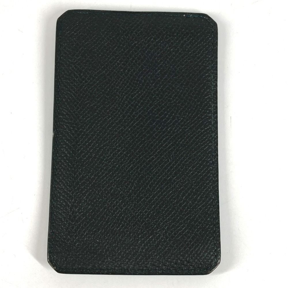 Hermes Card Case Logo City Epsom Black — view 7