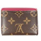 Louis Vuitton Trifold Wallet Portefeuille Zoe Monogram Canvas Fuchsia Brown — view 2