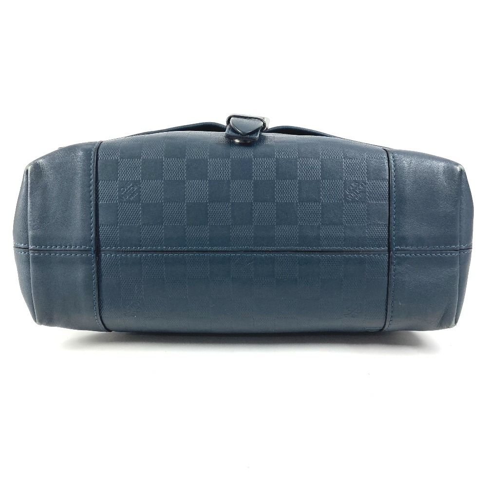 Louis Vuitton Shoulder Bag Loft Damier Infini Leather Cosmos Navy — view 5